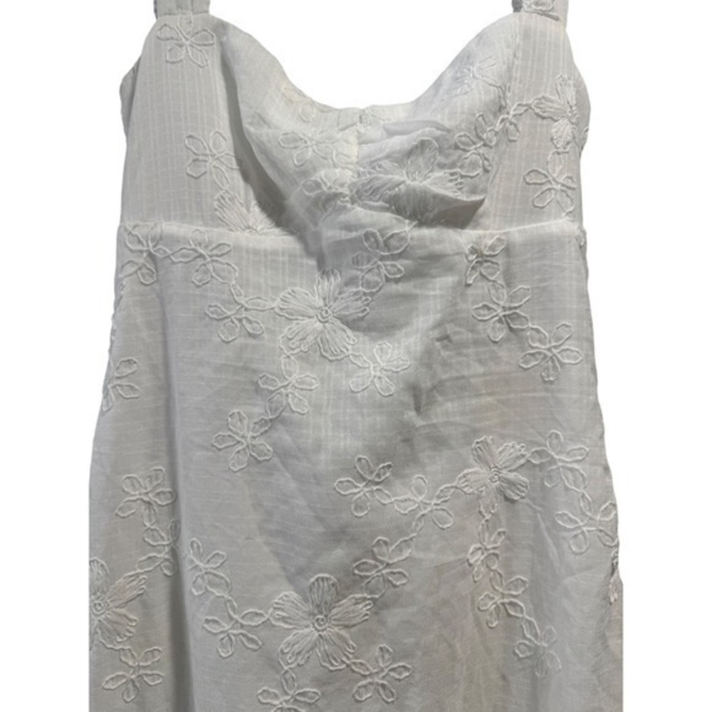 Princess Polly Maisone Broderie maxi Square Neck Spaghetti Straps Tie Back 4 - Picture 4 of 8